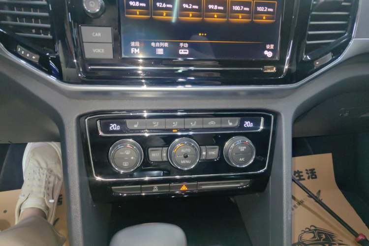 Used Volkswagen Teramont 2019 380TSI Four-Wheel Drive Luxury Version China VI Standard Audio And AC Panel