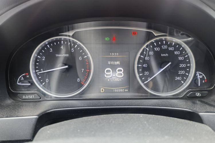 Used Geely Auto Emgrand GT 2016 2.4L Zunya Model Odometer Close Up