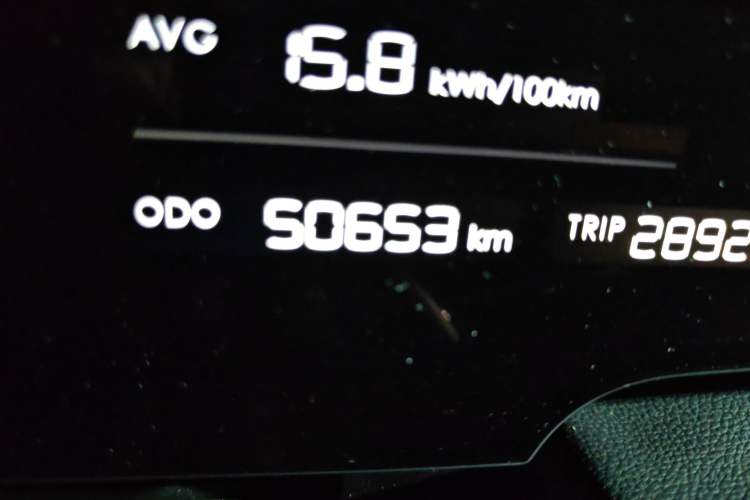 Used NETA S 2023 Pure Electric 520km Rear-Drive Lite Version Odometer Close Up