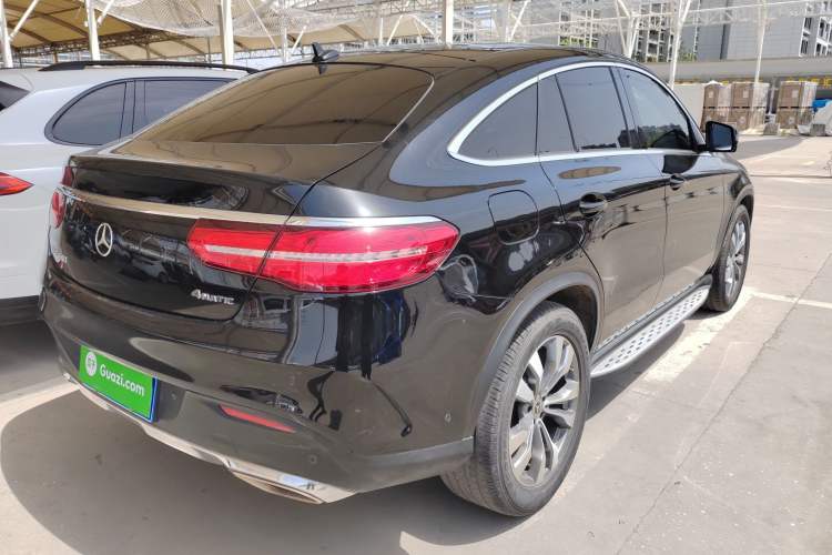 Used Mercedes-Benz GLE Coupe 2017 GLE 400 4MATIC Coupe SUV Rear Right 45 Deg