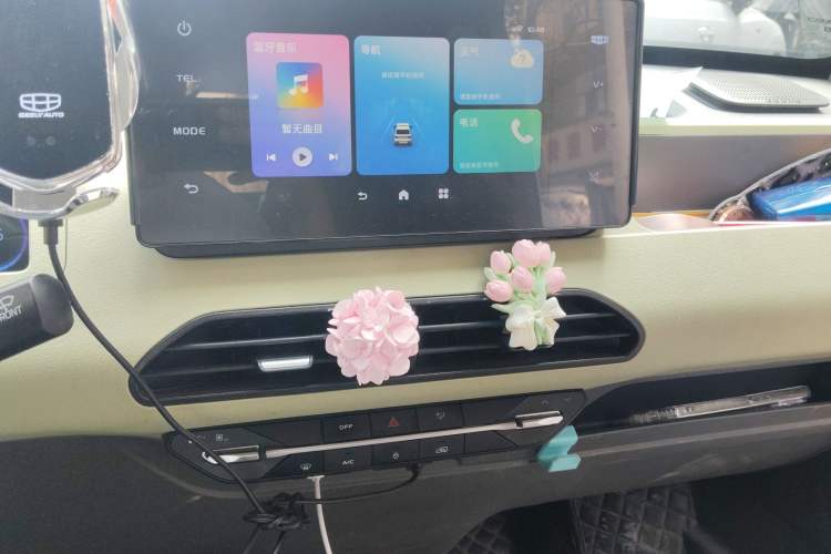 Used Geely Galaxy Panda 2023 Panda Mini 200km Endurance Bear Audio And AC Panel