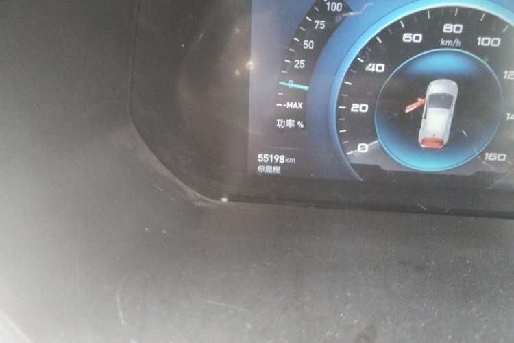 Used BAIC New Energy EC3 2019 Dynamic Edition Odometer Close Up