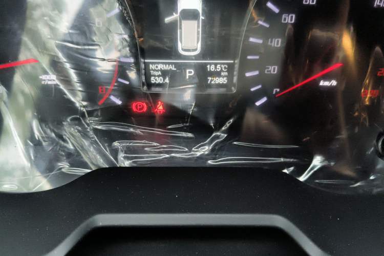 Used GAC Trumpchi GS4 2017 235T Automatic Two-Wheel Drive Luxury Smart Connectivity Version Odometer Close Up