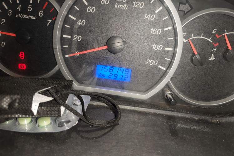 Used Karry Youyou 2010 1.1L Luxury Version Odometer Close Up