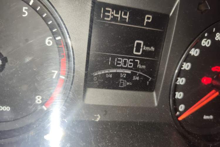 Used Volkswagen Polo 2014 1.6L Automatic Comfort Edition Odometer Close Up