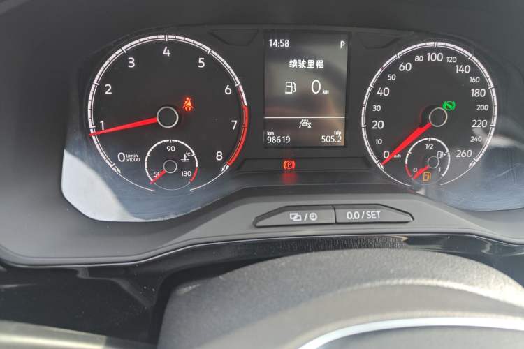 Used Jetta VS7 2020 1.4T Automatic Glory Edition Odometer Close Up