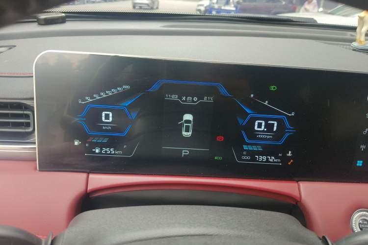 Used JETOUR X70 PLUS 2021 Facelift 1.5T DCT ShanPRO 7-Seater Instrument Cluster