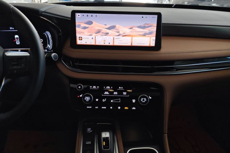 Used Infiniti QX60 2024 2.0T All-Wheel-Drive Excellence Edition Audio And AC Panel