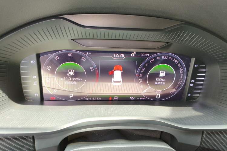 Used Skoda Kodiaq GT 2019 TSI380 4x4 Flagship Model China VI Standard Instrument Cluster