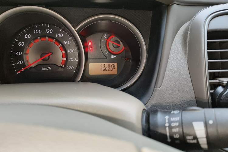 Used Nissan Sylphy 2012 Classic 1.6XE Manual Comfort Edition Odometer Close Up