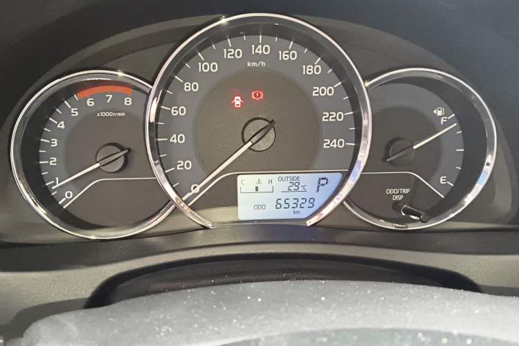 Used Toyota Levin 2017 Revised 185T CVT Elite Edition China V Standard Odometer Close Up