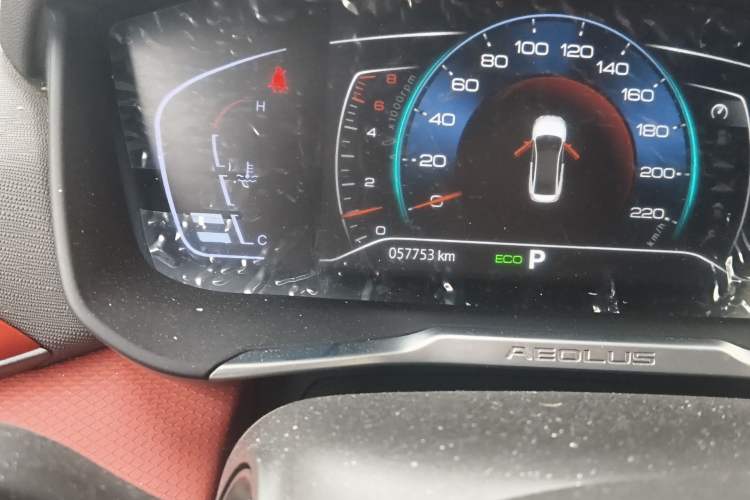 Used Dongfeng Aeolus Yixuan 2021 230T Automatic Zuiying Knight Edition Odometer Close Up