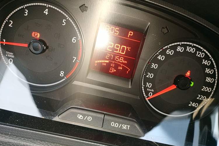 Used Volkswagen Santana 2021 1.5L Automatic Fashion Edition Odometer Close Up