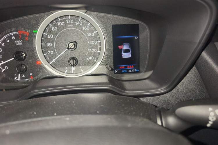 Used Toyota Corolla 2022 TNGA 1.5L CVT Pioneer Edition Odometer Close Up