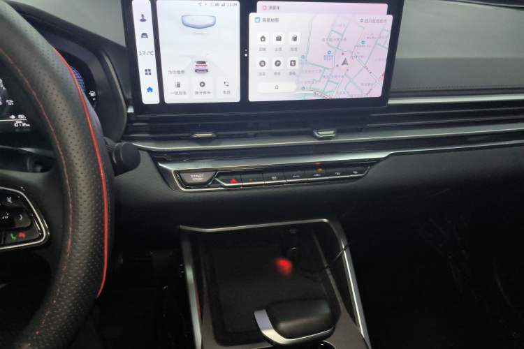 Used Geely Auto Emgrand 2023 4th Generation Champion Edition 1.5L CVT Prestige Model Audio And AC Panel