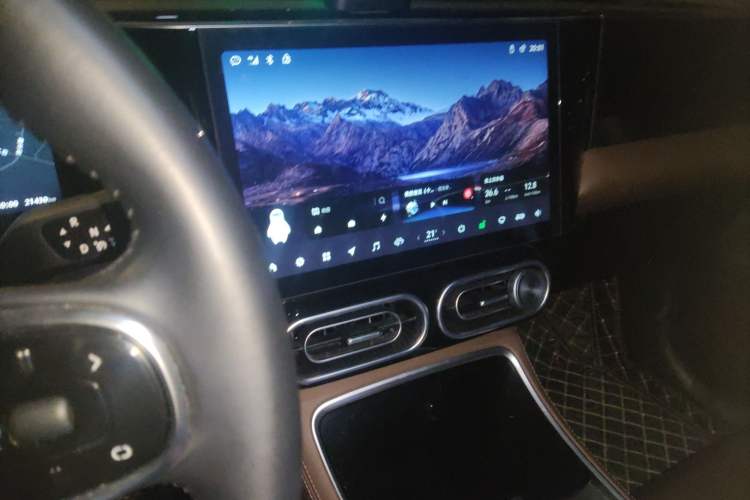 Used Leapmotor C01 2023 Range-Extended 216 Comfort Edition Audio And AC Panel