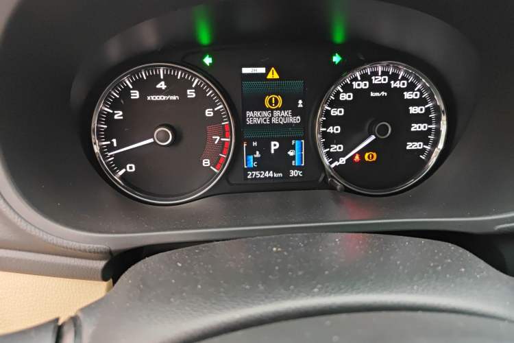 Used Mitsubishi Pajero Sport  Odometer Close Up