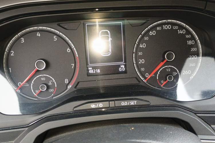 Used Volkswagen Polo 2019 Plus 1.5L Automatic Panoramic Enjoyment Edition Odometer Close Up