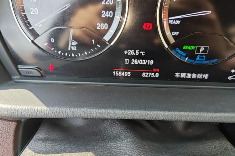 Used BMW X1 New Energy 2018 xDrive25Le Luxury Model Odometer Close Up