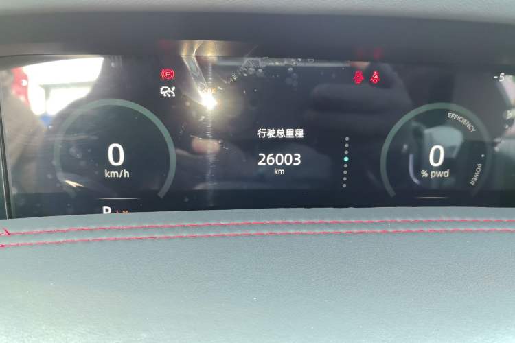 Used CHANGAN UNI-K iDD 2023 Zhidian iDD 1.5T 135km Smart & Fun Model Odometer Close Up