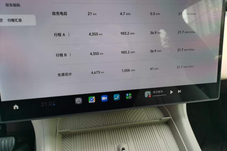 Used Xiaomi Auto YU7 2025 Ultra-Long Range High-Performance All-Wheel-Drive Max Edition Odometer Close Up