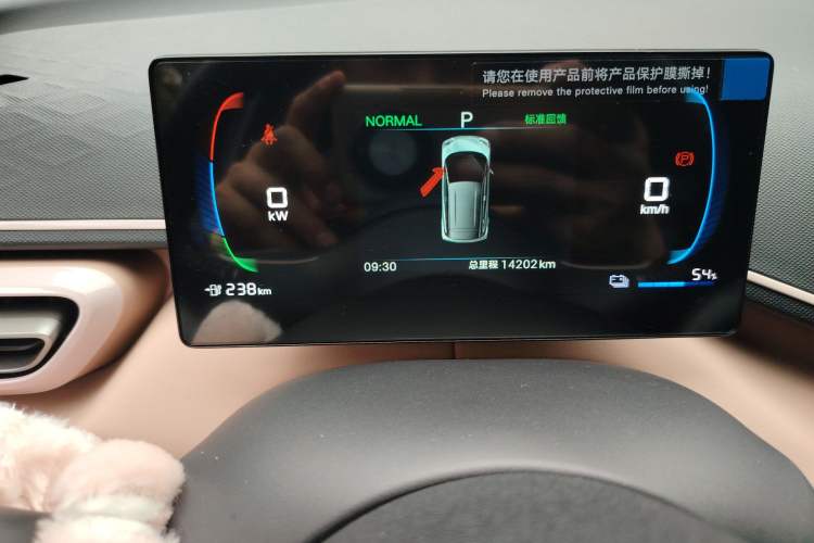 Used BYD Seagull 2025 405 km Flying Edition Odometer Close Up