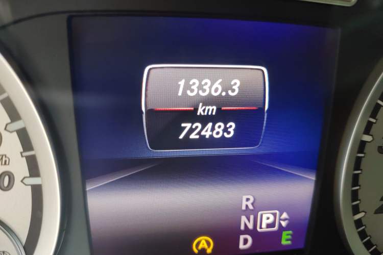 Used Mercedes-Benz A-Class 2015 A 200 Sport Edition Odometer Close Up