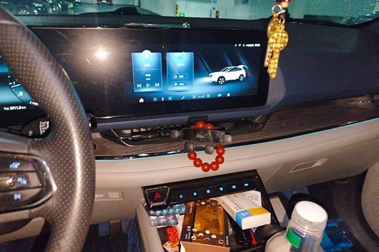 Used Ford Equator Sport 2022 Facelift EcoBoost 170 Prestige Model Audio And AC Panel