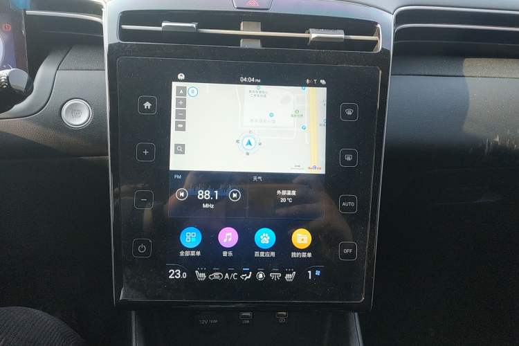 Used Hyundai Tucson 2021 Tucson L 1.5T DCT Luxury Prestige Edition Audio And AC Panel