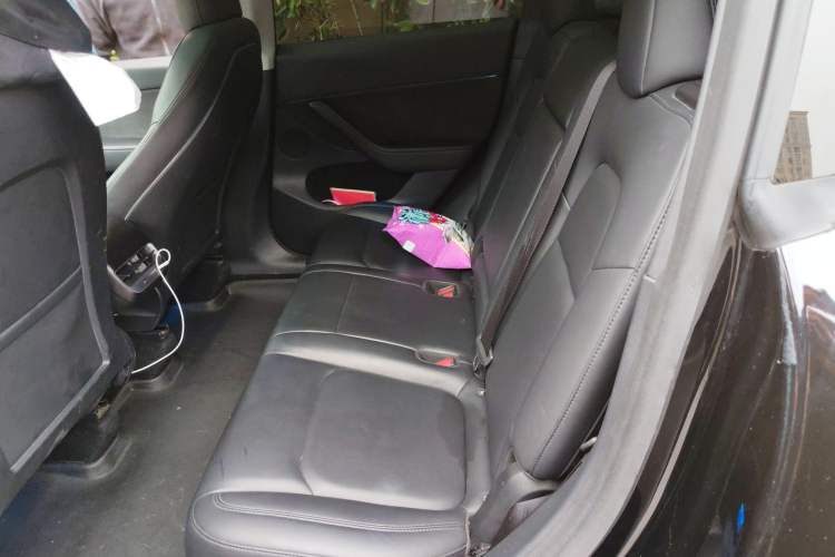 Used Tesla Model Y 2021 Standard Range Rear-Wheel Drive Version Left Rear Seat