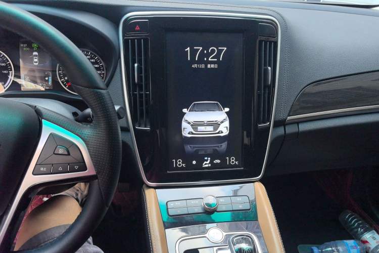 Used BYD Qin New Energy 2017 1.5T Luxury Model Audio And AC Panel