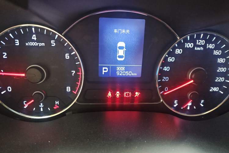 Used Kia K3 2015 1.6L Automatic GL Odometer Close Up