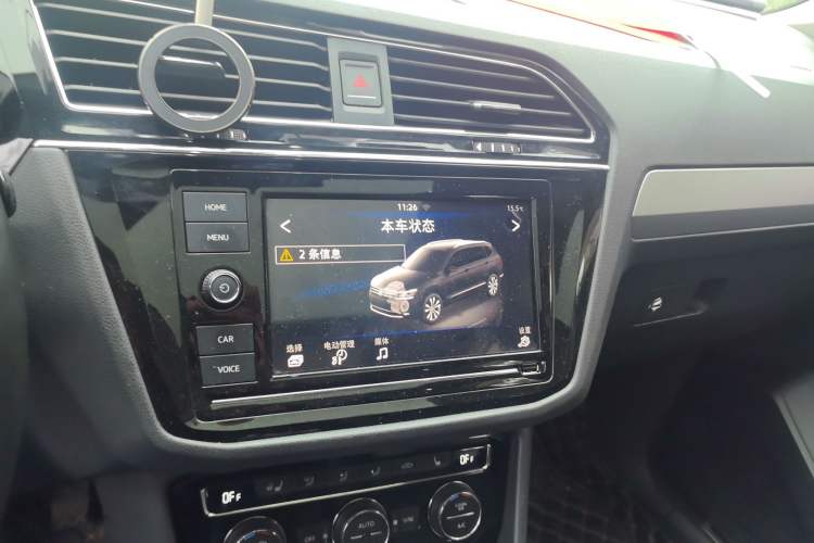 Used Volkswagen Tiguan L New Energy 2019 430 PHEV Hybrid Luxury Edition Audio And AC Panel