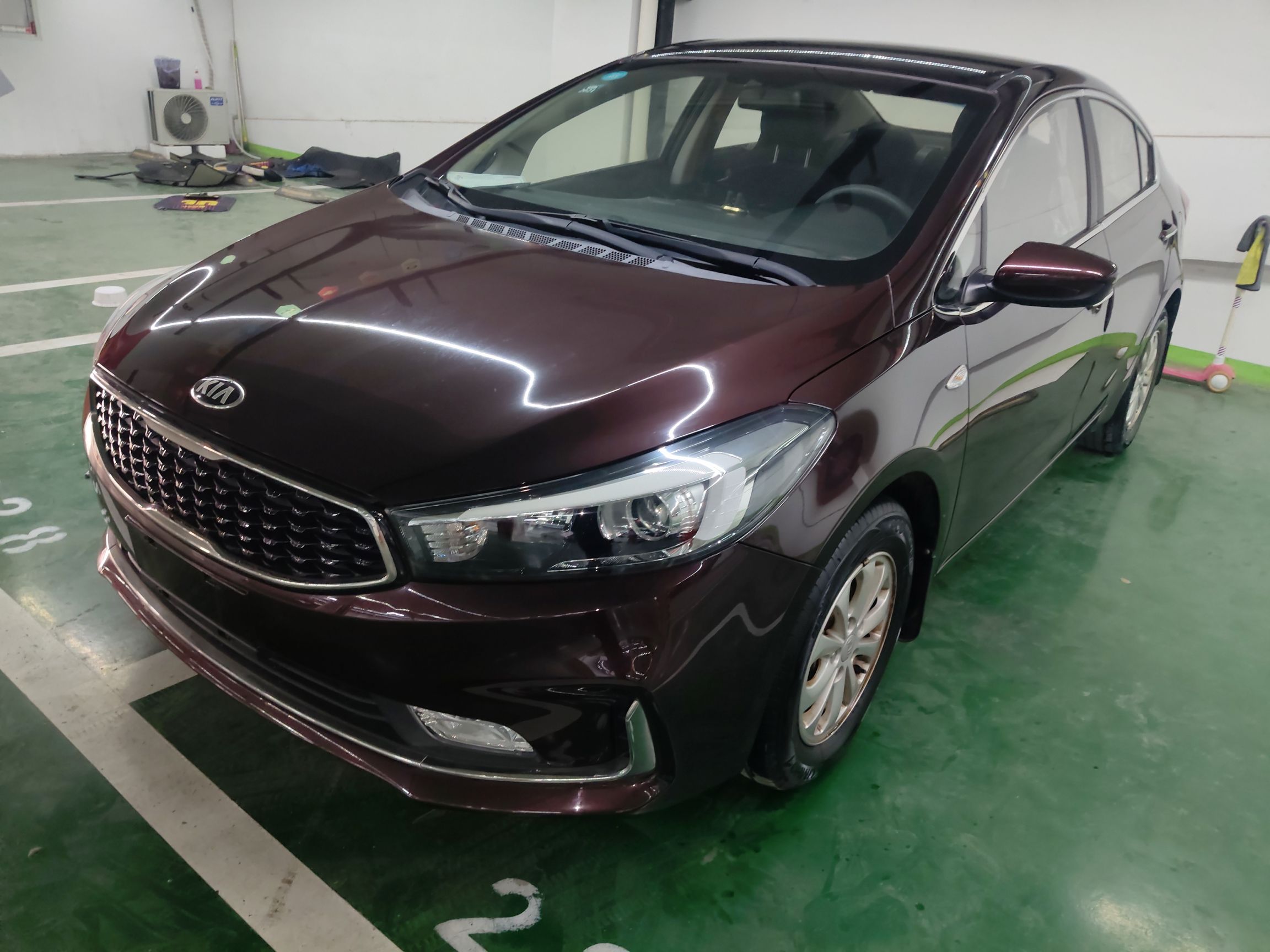 Parte inferior delantera