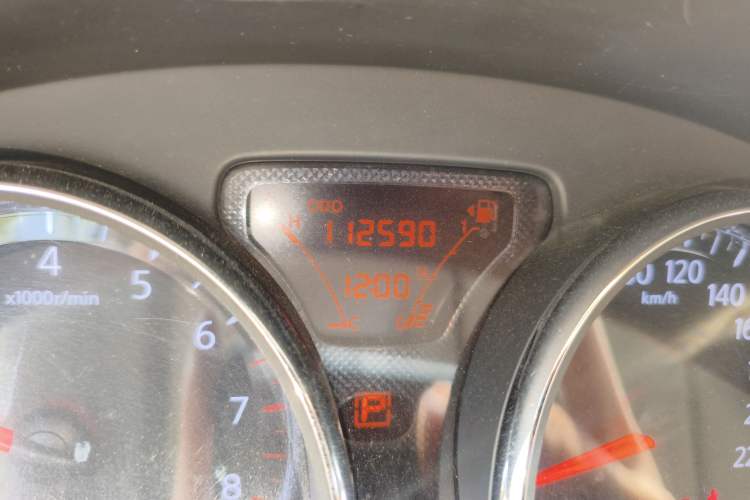 Used Nissan Sunny 2011 1.5XL CVT Luxury Edition Odometer Close Up