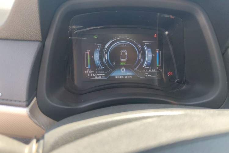 Used NETA N01 2019 380e Odometer Close Up