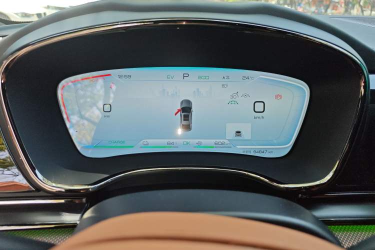 Used BYD Han 2022 DM-i 121KM Luxury Model Instrument Cluster