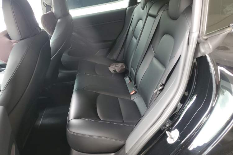 Used Tesla Model 3 2022 Performance High-Performance All-Wheel-Drive Version Left Rear Seat