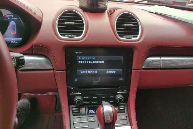 Used Porsche 718 2019 Boxster T 2.0T Audio And AC Panel