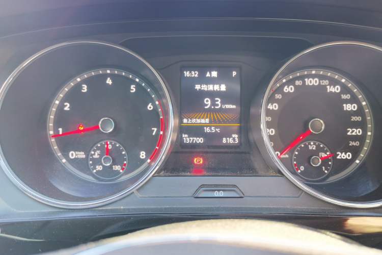 Used Volkswagen Tiguan L 2018 Facelift 330TSI Automatic Two-Wheel Drive Luxury Edition Instrument Cluster