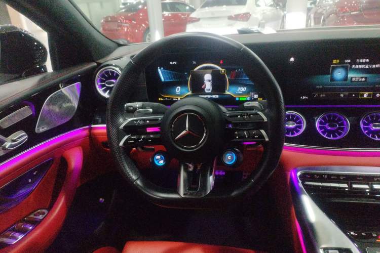 Used Mercedes-Benz AMG GT 2023 AMG GT 50 Four-Door Coupe Steering Wheel