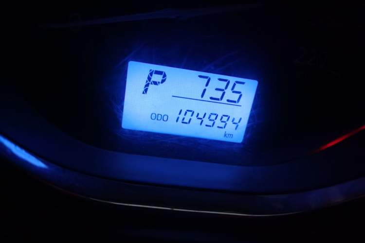 Used Toyota Vios 2017 1.5L CVT Innovation Edition Odometer Close Up