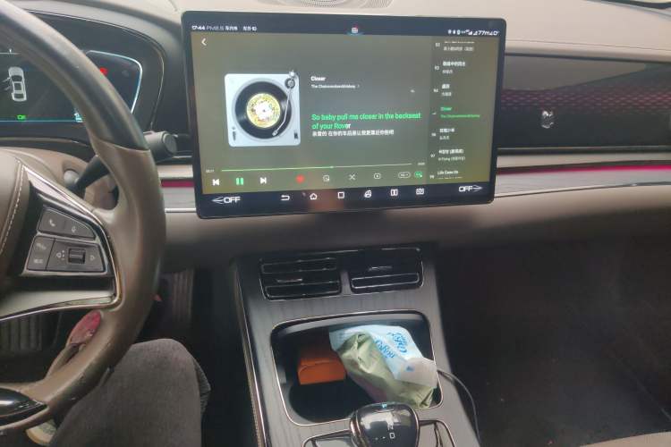 Used BYD Han 2020 DM Four-Wheel Drive Performance Edition Prestige Model Audio And AC Panel