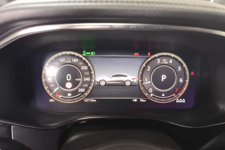 Used Jaguar XFL 2022 XFL 2.0T P250 Two-Wheel-Drive Prestige Luxury Edition Instrument Cluster
