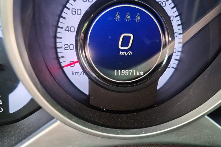 Used Cadillac SRX 2012 3.0L Elite Edition Odometer Close Up