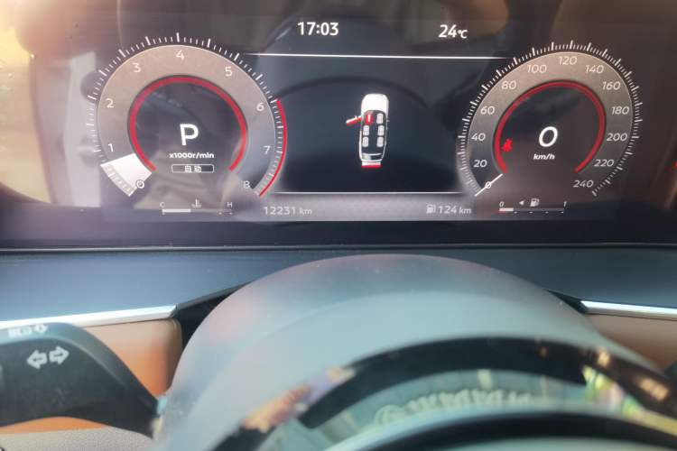 Used Nissan Pathfinder 2024 380 VC-TURBO Four-Wheel Drive Prestige Edition 6 Seats Odometer Close Up