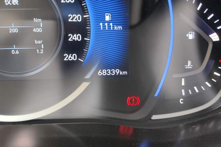 Used Hyundai Lafesta 2019 280TGDi Sport Edition China VI Odometer Close Up