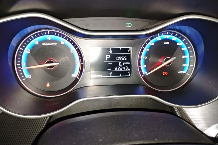 Used Geely Auto Vision 2020 Revised Version 1.5L CVT Asian Games Edition Odometer Close Up