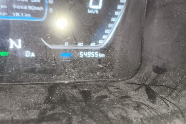 Used Jinbei New Hiace EV 2023 Comfort Model Odometer Close Up