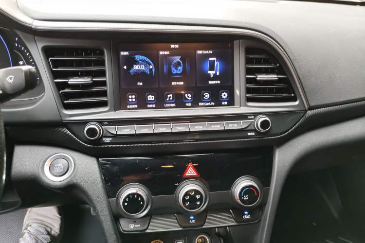 Used Hyundai Elantra (6th Generation / Lingdong) 2020 1.4T Dual-Clutch Xuan Dong · Dynamic Version Audio And AC Panel